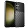 Mobigear Groove Samsung Galaxy S24 Plus Hülle Flexibles TPU Backcover - Schwarz
