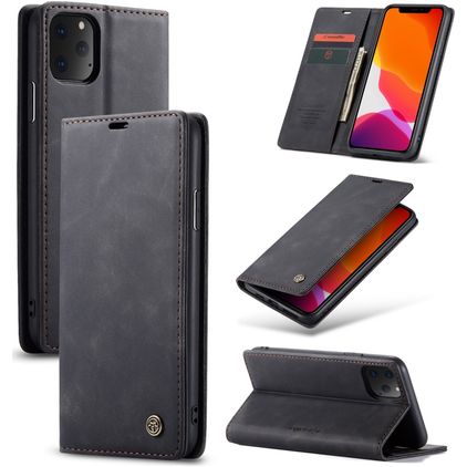 Caseme 013 iPhone 11 Pro Hülle Klapphülle Geldbörse - Schwarz