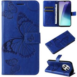 Mobigear Butterfly Xiaomi Redmi 14C Hülle Klapphülle Geldbörse - Blau