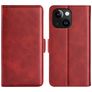 Mobigear Slim Magnet iPhone 15 Hülle Klapphülle Geldbörse - Rot