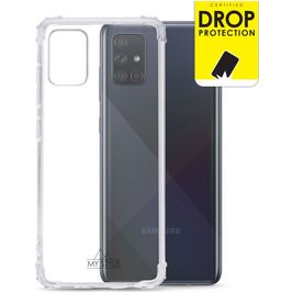 My Style Protective Flex Durchsichtig Samsung Galaxy A71 Hülle Flexibles TPU Backcover Stoßfest - Transparent