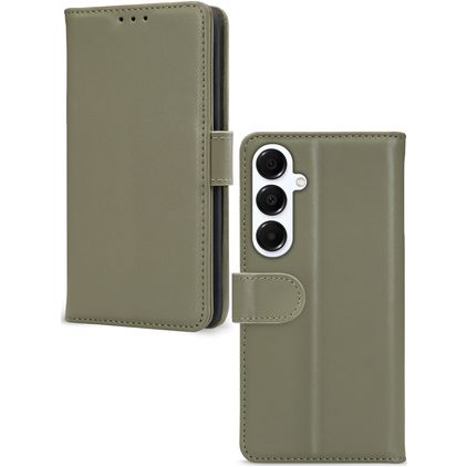 Mobilize Premium Gelly Samsung Galaxy A16 Hülle Klapphülle Geldbörse - Grün