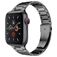 Mobigear Lissabon Edelstahl Apple Watch Armband Faltschließe - 42/41/40/38 mm - Space Grau
