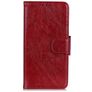 Mobigear Classy HTC Desire 21 Pro Hülle Klapphülle Geldbörse - Rot