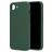 Mobiparts iPhone 16e Silikon Hülle Backcover - Forest Green