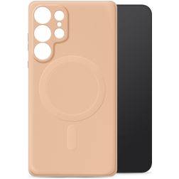 My Style Protective Flex Samsung Galaxy S25 Ultra MagSafe Hülle Flexibles TPU Backcover - Soft Pink