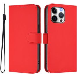 Mobigear Urban Wallet iPhone 16 Pro Max Hülle Klapphülle Geldbörse - Rot