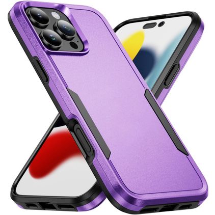 Mobigear Heavy Armor iPhone 16 Pro Max Hülle Hardcase Backcover Stoßfest - Lila