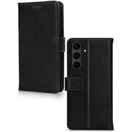 Mobilize Premium Gelly Samsung Galaxy S25 FE Hülle Klapphülle Geldbörse - Schwarz