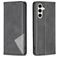 Mobigear Rhombus Slim Samsung Galaxy S23 FE Hülle Klapphülle - Schwarz