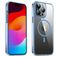 Valenta Trend iPhone 14 Pro Max MagSafe Hülle Hardcase Backcover - Transparent / Blau