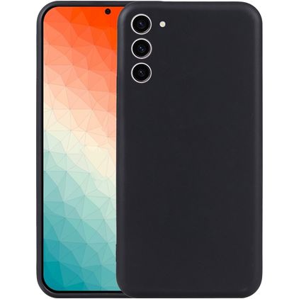 Mobigear Colors Samsung Galaxy S24 Hülle Flexibles TPU Backcover - Schwarz
