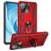 Mobigear Armor Ring Xiaomi Mi 11 Lite Hardcase Backcover Shockproof mit Ringhalter - Rot