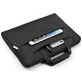 Mobigear Denim Zipper Laptop Umhängetasche 11 - 12 Zoll Laptoptasche - Schwarz