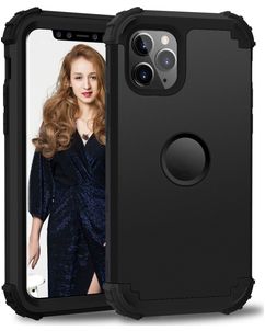 Mobigear Ultra Tough iPhone 11 Pro Max Hülle Hardcase Backcover Stoßfest - Schwarz