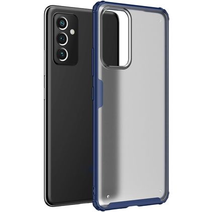 Mobigear Shockproof Samsung Galaxy A82 5G Hülle Hardcase Backcover Stoßfest - Dunkelblau