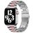 Mobigear Antwerp Edelstahl Apple Watch Armband Faltschließe - 49/46/45/44 mm - Pink / Silber