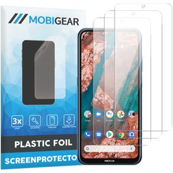 Mobigear Nokia XR20 Displayschutz Schutzfolie - Hüllenfreundlich (3er Pack)