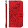 Mobigear Butterfly Xiaomi 13 Ultra Hülle Klapphülle Geldbörse - Rot