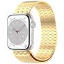 Mobigear London Edelstahl Apple Watch Armband Magnetverschluss - 49/46/45/44 mm - Gold