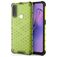 Mobigear Honeycomb OPPO A31 Hülle Hardcase Backcover Stoßfest - Grün