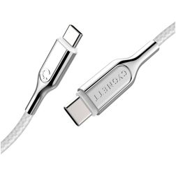 Cygnett Armoured Braided USB-C auf USB-C Kabel 1 Meter - Weiß