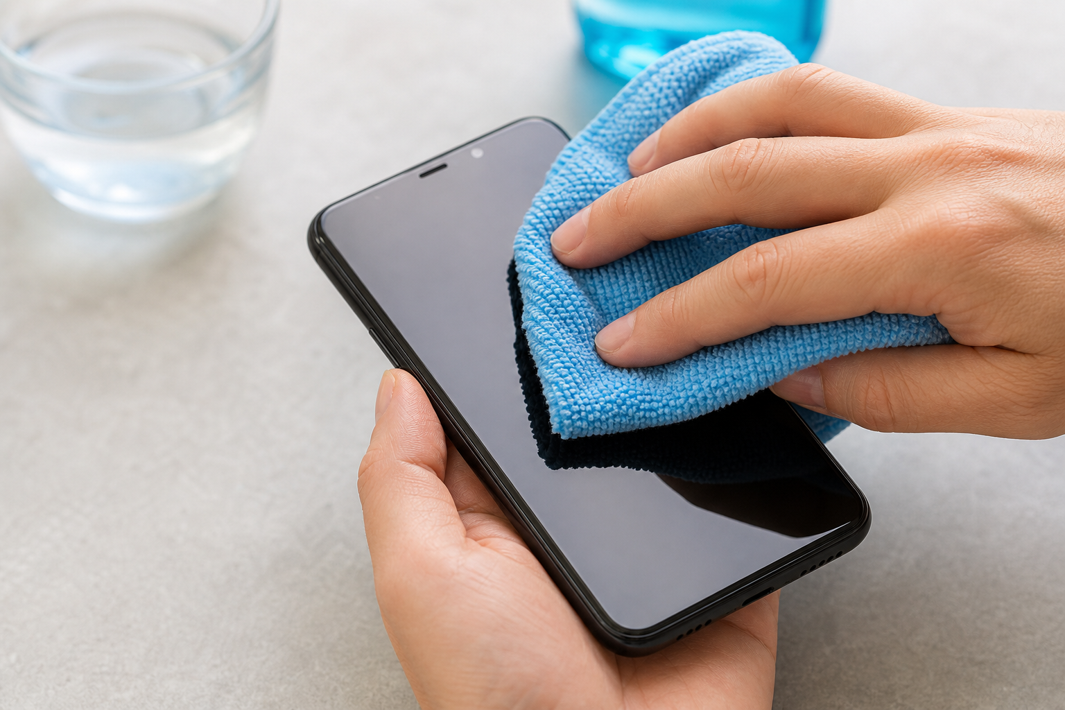 Schritt-für-Schritt-Anleitung: Dein Handy sicher und streifenfrei reinigen