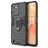 Mobigear Armor Ring Realme C31 Hülle Hardcase Backcover Stoßfest mit Ringhalter - Schwarz