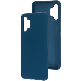Mobiparts Samsung Galaxy A32 5G Silikon Hülle Backcover - Blueberry Blue