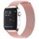 Mobigear Loop Milanaise Apple Watch Armband Magnetverschluss - 49/46/45/44 mm - Pink