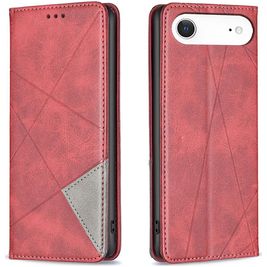 Mobigear Rhombus Slim iPhone Air Hülle Klapphülle - Rot