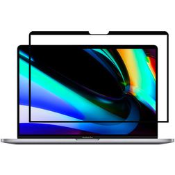 GrizzlyCoat MacBook Pro 16 Zoll (2019-2020) Displayschutz Anti-Glare Schutzfolie - Hüllenfreundlich - Schwarz Model A2141