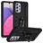 Mobigear Armor Ring Samsung Galaxy A33 Hülle Hardcase Backcover Stoßfest mit Ringhalter - Schwarz