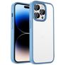 Mobigear Crystal iPhone 14 Pro Max Hardcase Backcover Shockproof - Transparent / Blau