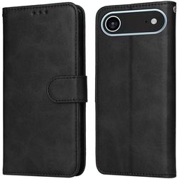 Mobigear Wallet iPhone Air Klapphülle Portemonnaie - Schwarz