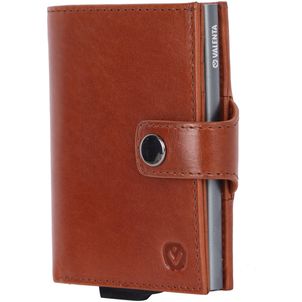 Valenta Card Case Plus Kartenetui - 8 Karten - Braun