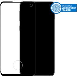 Mobilize Premium Samsung Galaxy S10 Panzerglas Gehärtetes Glas Displayschutz - Hüllenfreundlich - Schwarz