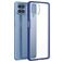 Mobigear Shockproof Samsung Galaxy M53 Hülle Hardcase Backcover - Transparent / Blau