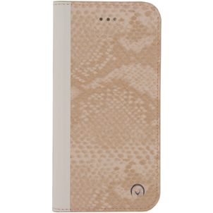 Mobilize Premium Gelly Samsung Galaxy S8 Hülle Klapphülle Geldbörse - Snake Light Peach