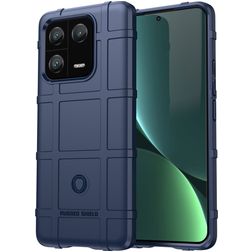 Mobigear Rugged Shield Xiaomi 13 Pro Hülle Flexibles TPU Backcover Stoßfest - Blau