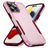 Mobigear Heavy Armor iPhone 16 Pro Hülle Hardcase Backcover Stoßfest - Pink