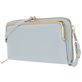 Antonio Fonzo Crossbody Clutch Snap Handytasche - Large - Grau