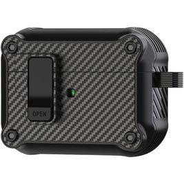 Mobigear Racing Clip Apple AirPods Pro 2 Hardcase Hülle - Schwarz