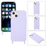 Mobigear Lanyard iPhone 14 Plus Silikon Handykette - Lila