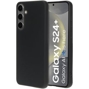Mobiparts Samsung Galaxy S24 Plus Silikon Hülle Backcover - Schwarz