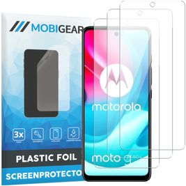 Mobigear Motorola Moto G60s Displayschutz Schutzfolie - Hüllenfreundlich (3er Pack)