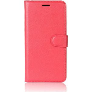 Mobigear Classic Huawei P30 Lite Hülle Klapphülle Geldbörse - Rot