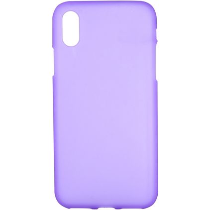 Mobigear Colors iPhone XS Max TPU (flexibel) Backcover - Lila
