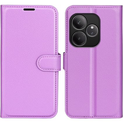 Mobigear Classic Realme GT 6 Klapphülle Portemonnaie - Lila