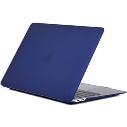 Mobigear Matte MacBook Pro 13 Zoll (2016-2023) Hardcase Hülle MacBook Case - Marineblau - Model A1706 / A1708 / A1989 / A2159 / A2289 / A2251 / A2338